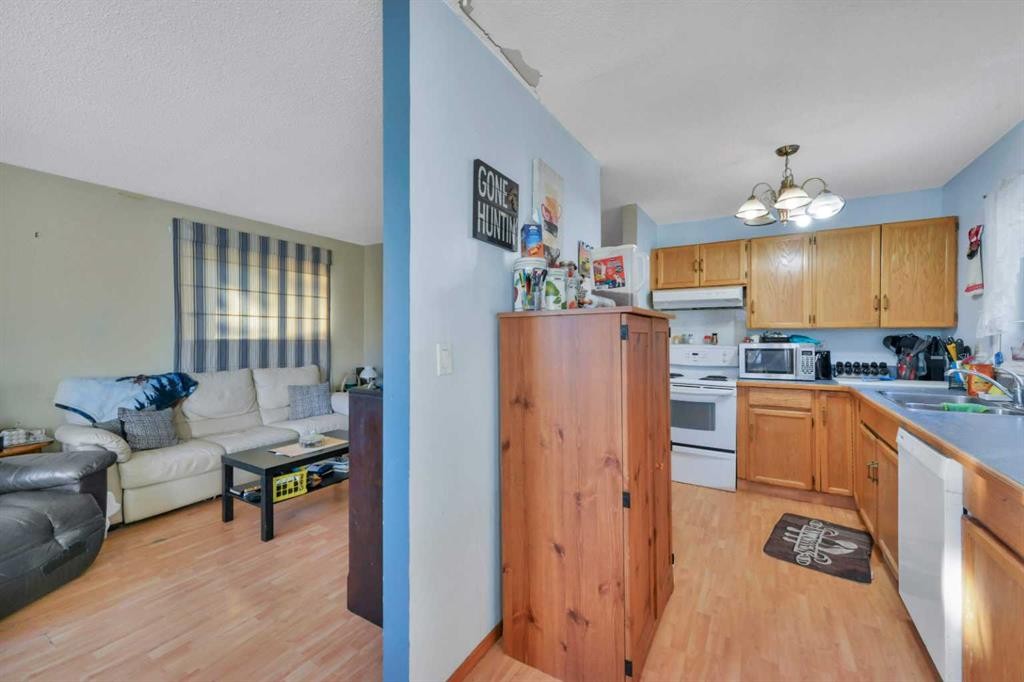 52 Roland, Red Deer, AB - Indoor Photo Showing Kitchen