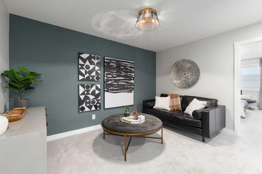 153 Bridgeport Gate, Chestermere, AB - Indoor Photo Showing Living Room