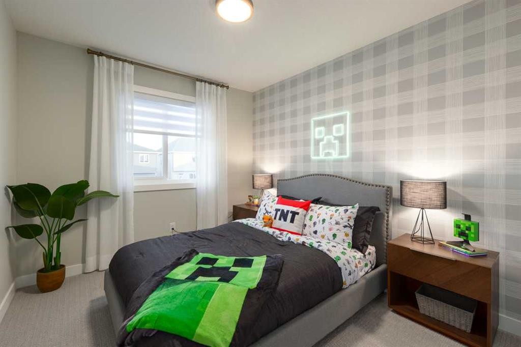 153 Bridgeport Gate, Chestermere, AB - Indoor Photo Showing Bedroom