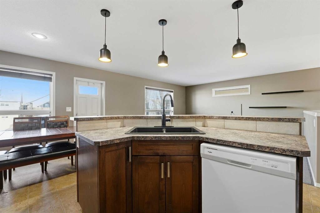 36 Ibbotson Close, Red Deer, AB - Indoor Photo Showing Kitchen With Double Sink