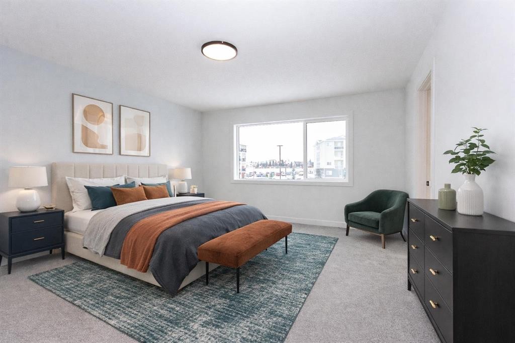 12 Trinity Street, Lacombe, AB - Indoor Photo Showing Bedroom