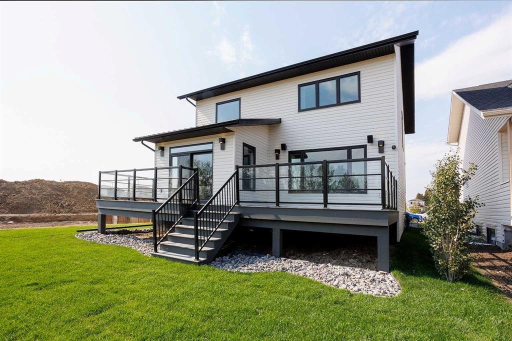 125 Emerald Drive, Red Deer, AB - Outdoor With Deck Patio Veranda With Exterior