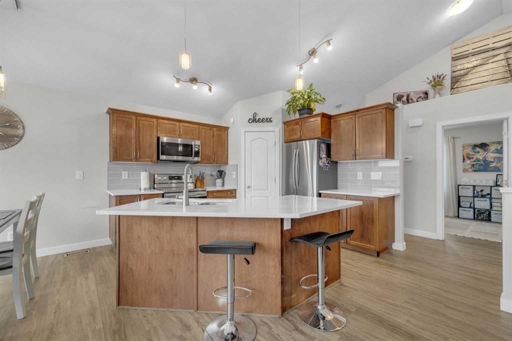 156 Wiley Crescent, Red Deer, AB - Indoor Photo Showing Kitchen