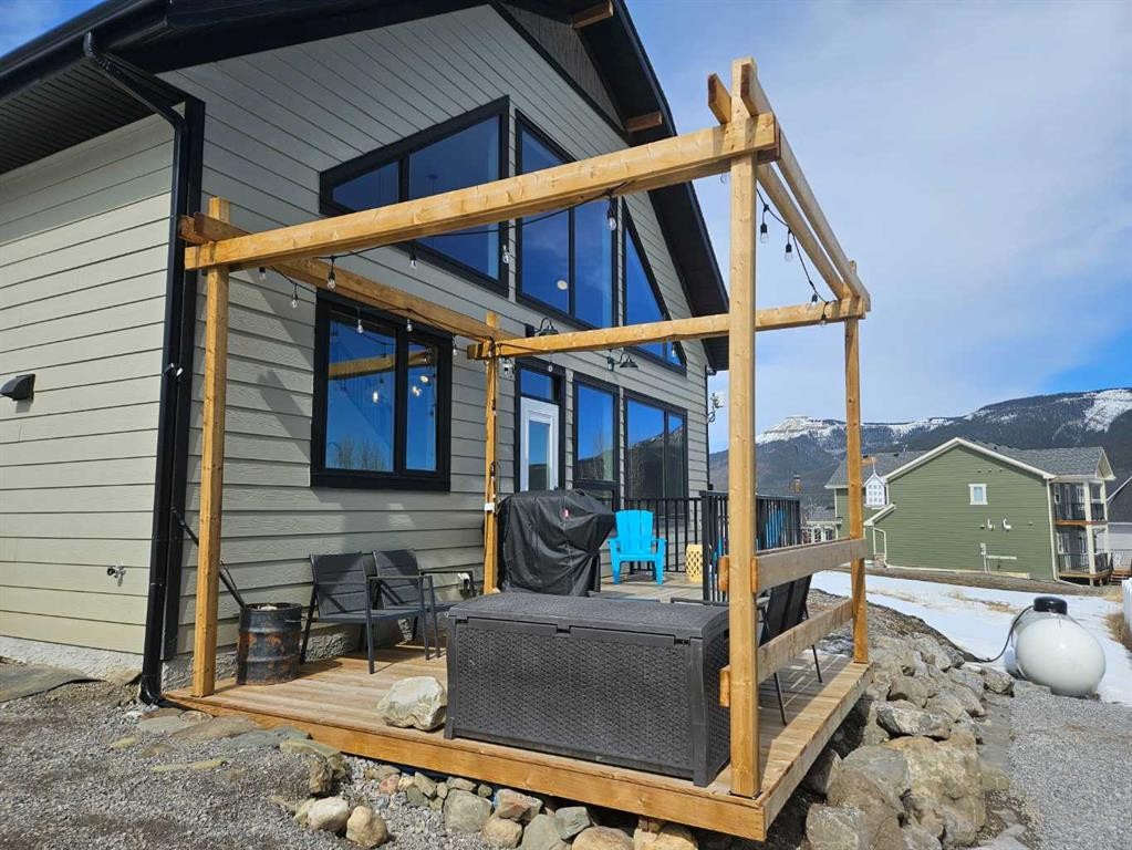 351 Elizabeth Avenue, Nordegg, AB - Outdoor With Deck Patio Veranda With Exterior