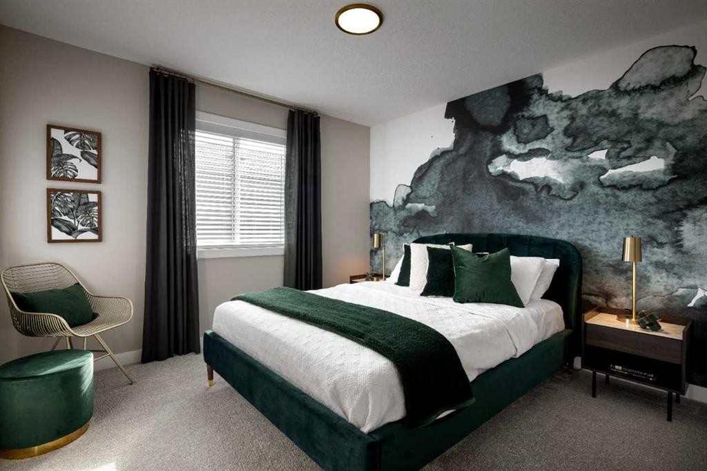 2173 Cobblebrook Crescent, Airdrie, AB - Indoor Photo Showing Bedroom