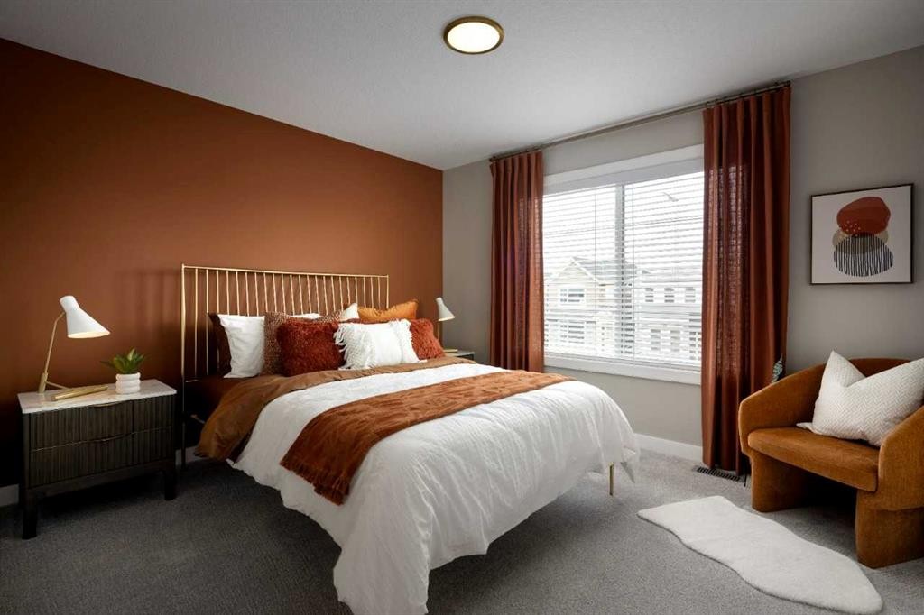 2173 Cobblebrook Crescent, Airdrie, AB - Indoor Photo Showing Bedroom