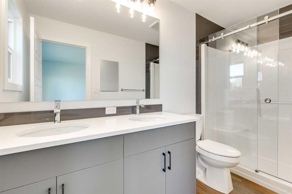 182 Lanark Gate Se, Airdrie, AB - Indoor Photo Showing Bathroom