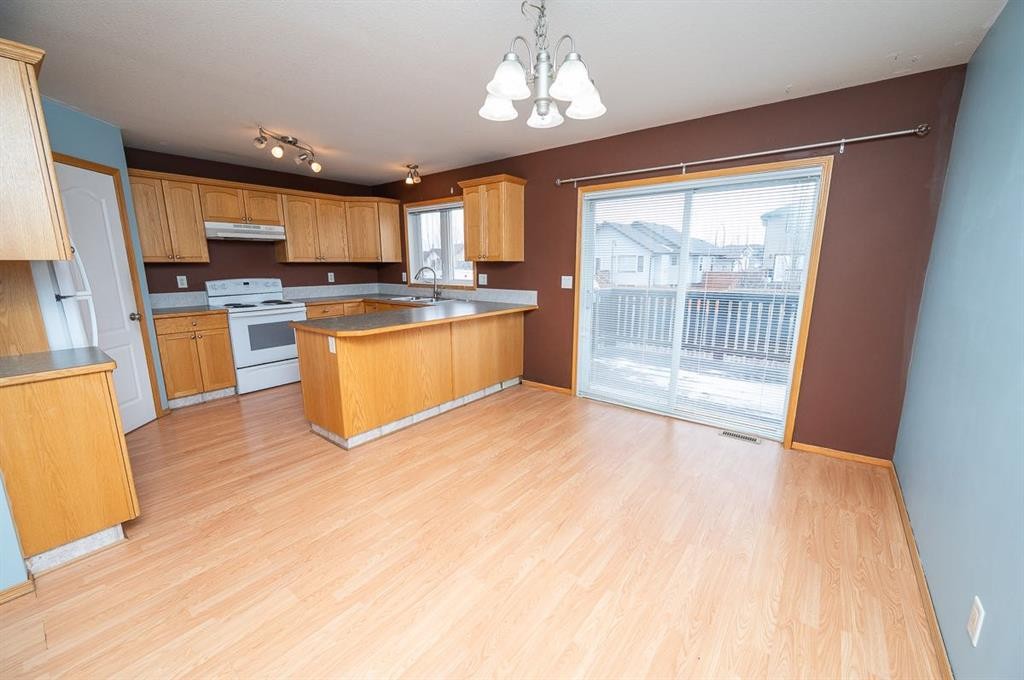 6209 Orr Drive, Red Deer, AB - Indoor Photo Showing Kitchen With Double Sink