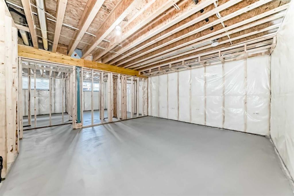 58 Mitchell Crescent, Blackfalds, AB - Indoor Photo Showing Basement