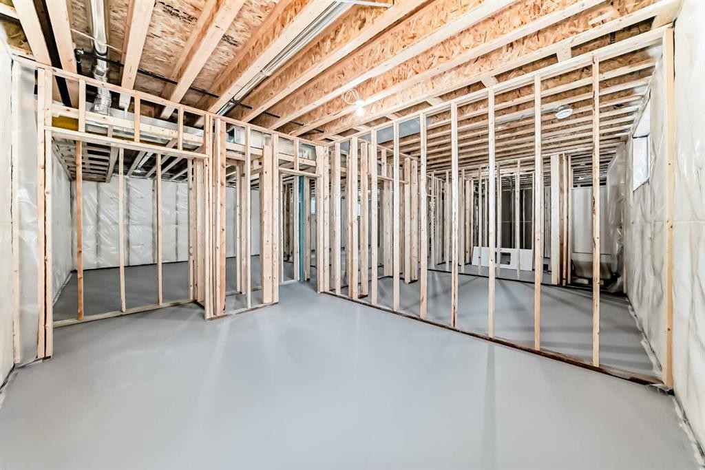 58 Mitchell Crescent, Blackfalds, AB - Indoor Photo Showing Basement