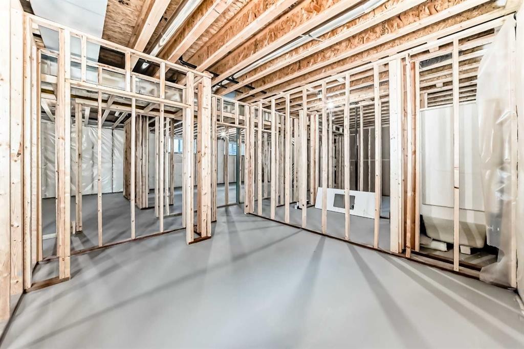 58 Mitchell Crescent, Blackfalds, AB - Indoor Photo Showing Basement