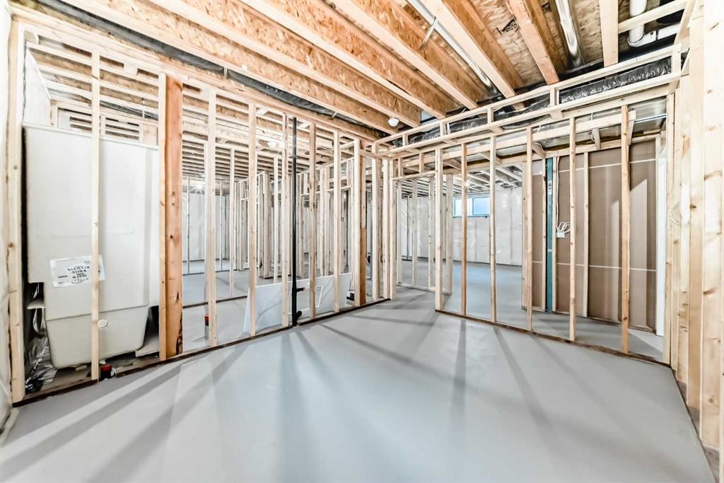58 Mitchell Crescent, Blackfalds, AB - Indoor Photo Showing Basement