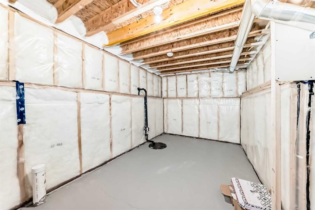 58 Mitchell Crescent, Blackfalds, AB - Indoor Photo Showing Basement