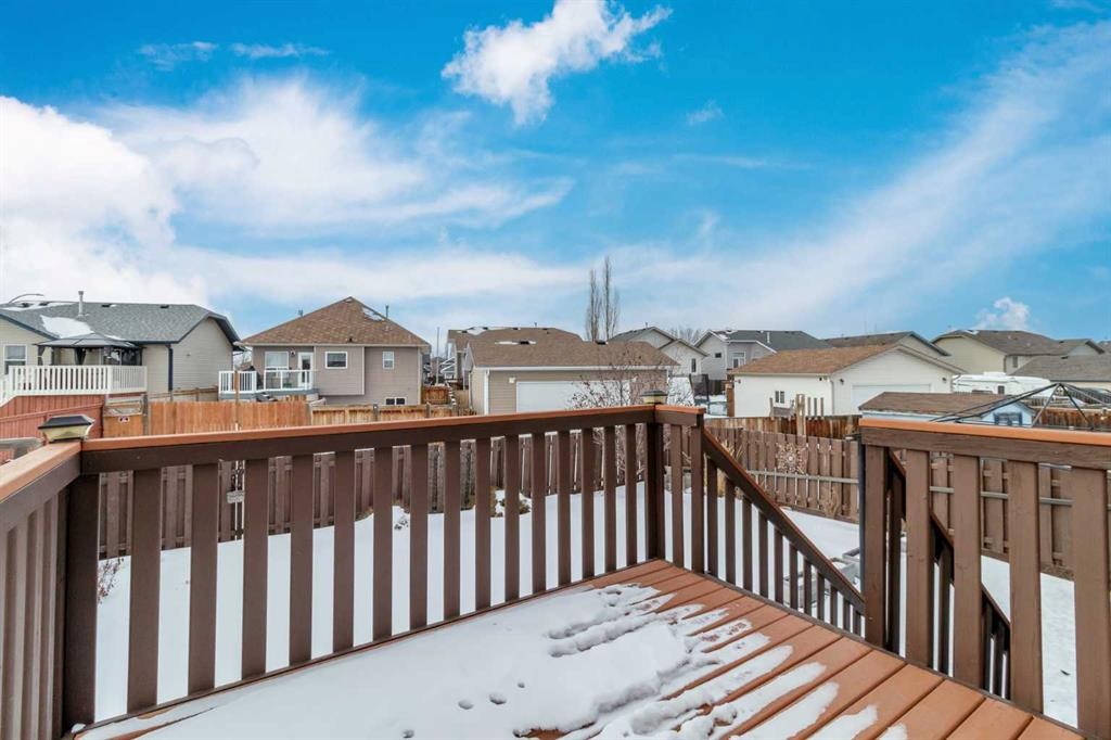 22 Morton Close, Penhold, AB - Outdoor With Deck Patio Veranda With Exterior