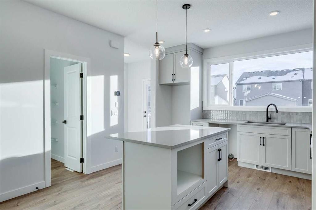 77 Savanna Place Ne, Calgary, AB - Indoor Photo Showing Kitchen With Upgraded Kitchen