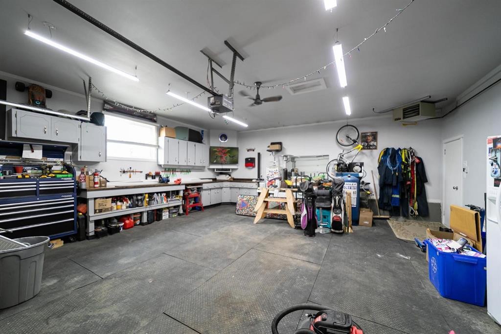 3630 Erickson Drive, Camrose, AB - Indoor Photo Showing Garage