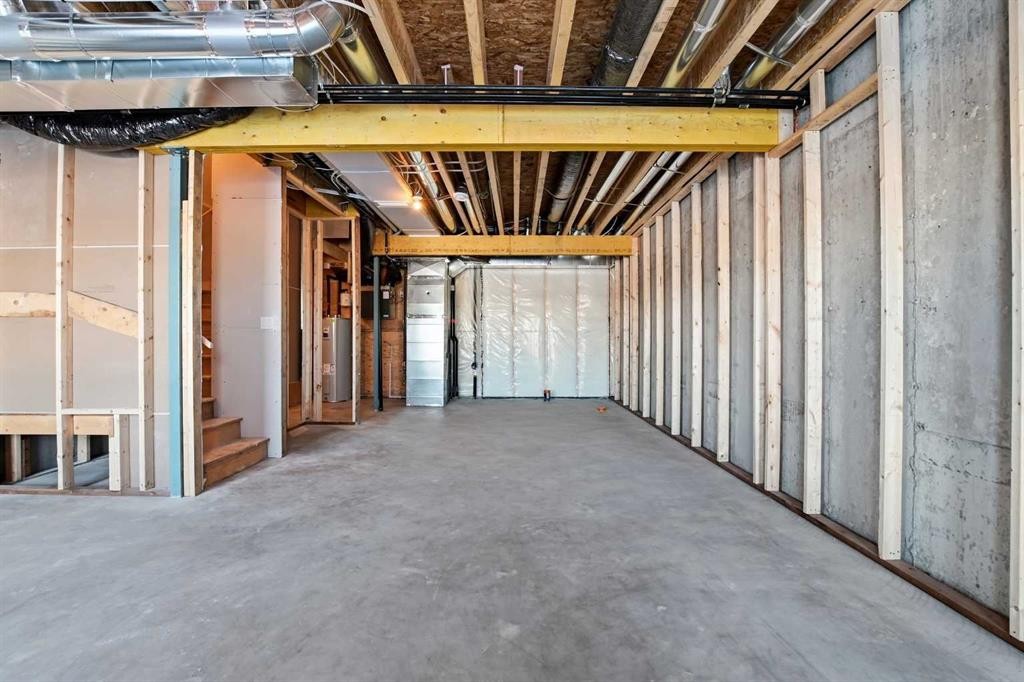 41 Violet Point, Sylvan Lake, AB - Indoor Photo Showing Basement