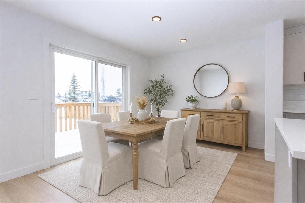12 Trinity Street, Lacombe, AB - Indoor Photo Showing Dining Room