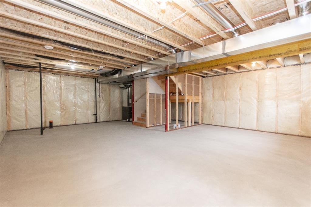 12 Trinity Street, Lacombe, AB - Indoor Photo Showing Basement