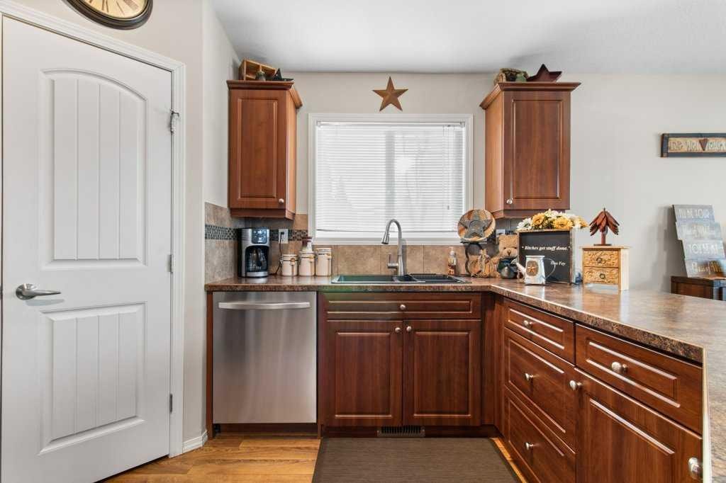 51 Phelan Close, Red Deer, AB - Indoor Photo Showing Kitchen With Double Sink