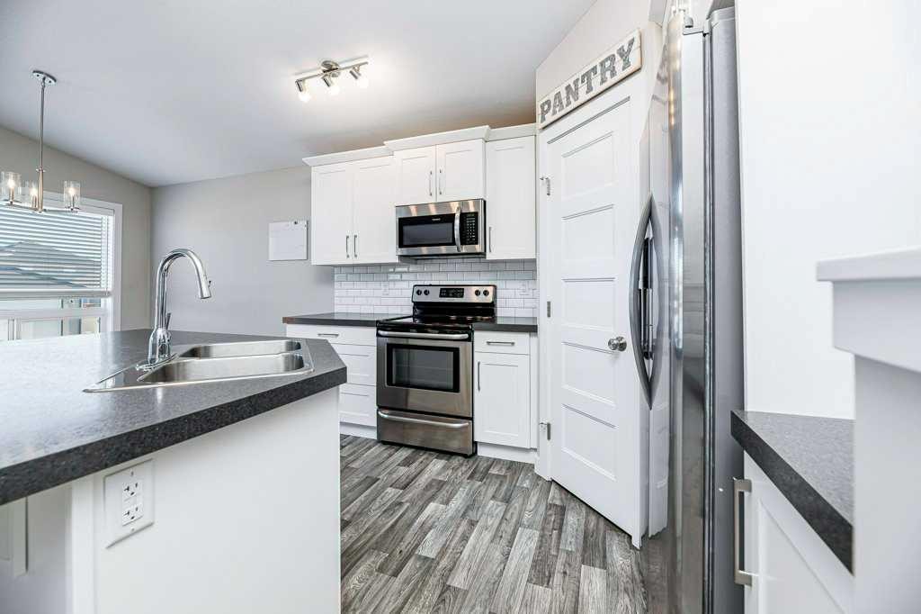 226 Truant Crescent, Red Deer, AB - Indoor Photo Showing Kitchen With Double Sink