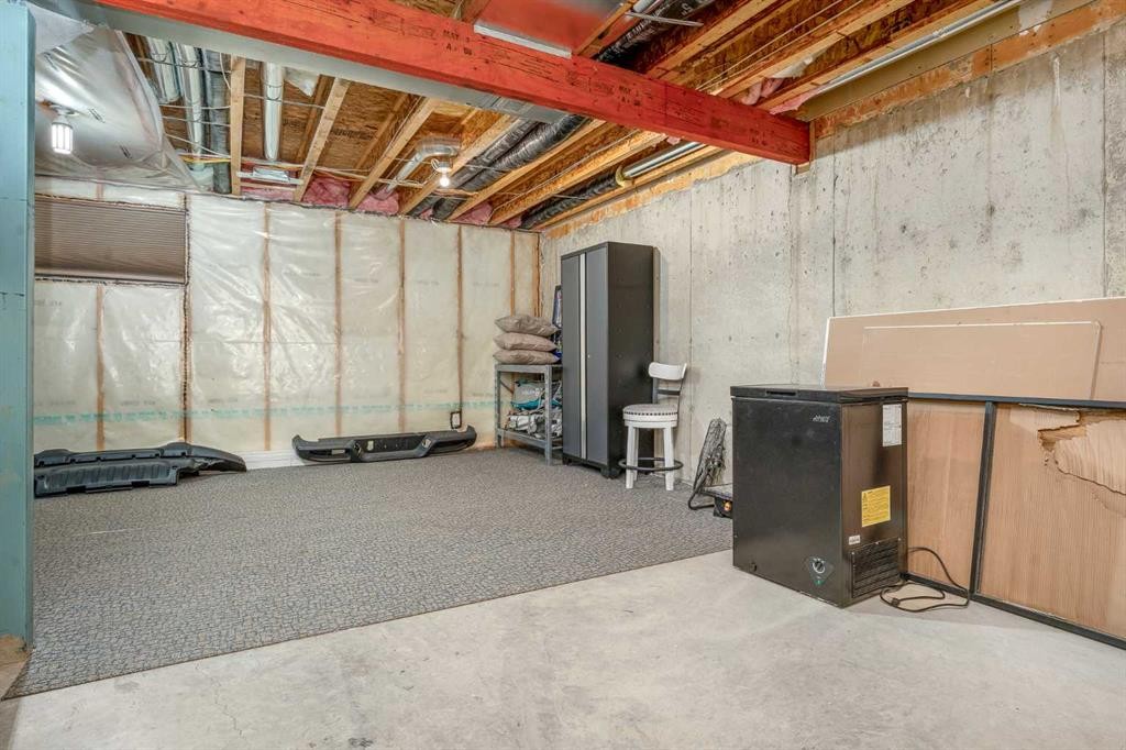 32 Legend Court, Sylvan Lake, AB - Indoor Photo Showing Basement