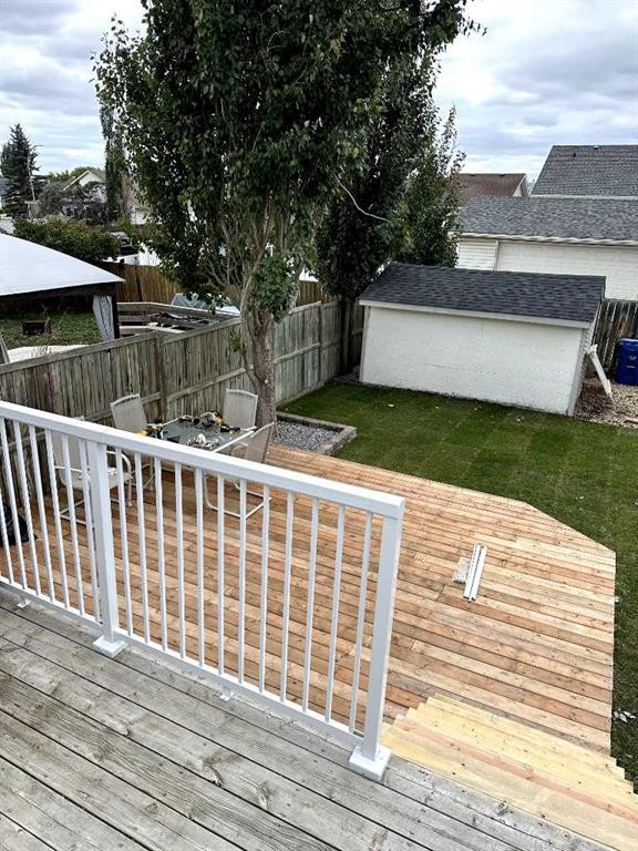 14 Silver Drive, Blackfalds, AB - Outdoor With Deck Patio Veranda