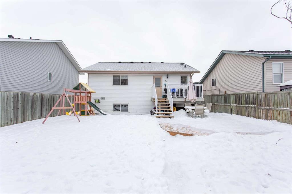 14 Silver Drive, Blackfalds, AB - Outdoor With Deck Patio Veranda With Exterior