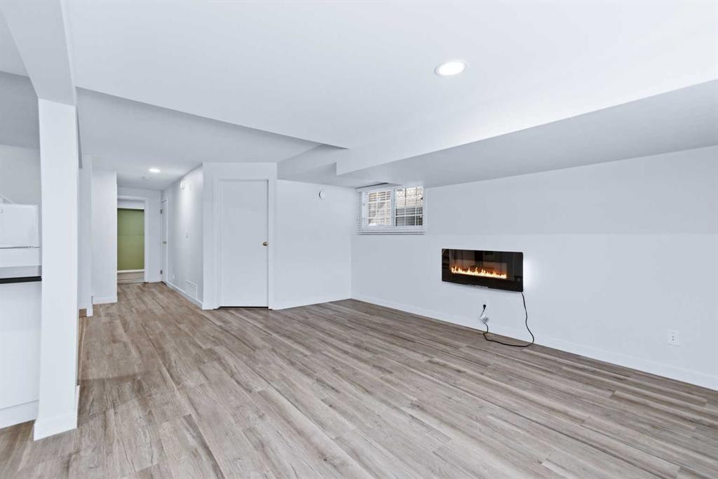 50 Greenham Drive, Red Deer, AB - Indoor With Fireplace