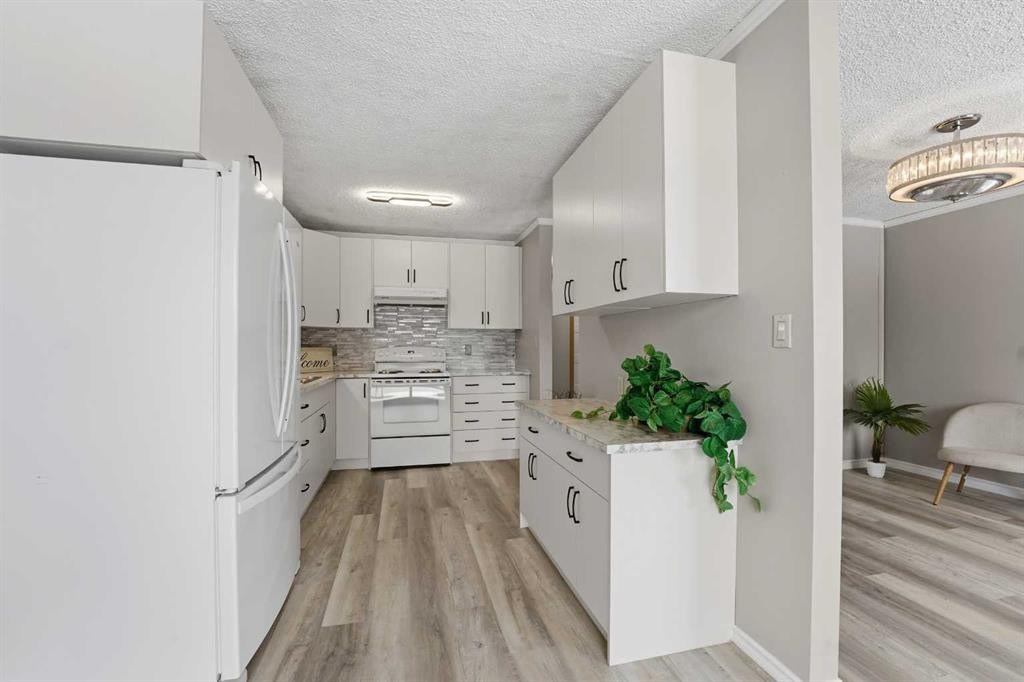 1-96 Holmes Street, Red Deer, AB - Indoor Photo Showing Kitchen