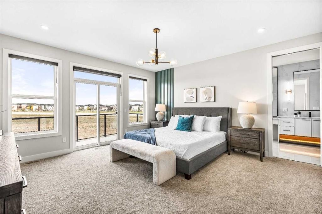 112 South Shore View, Chestermere, AB - Indoor Photo Showing Bedroom