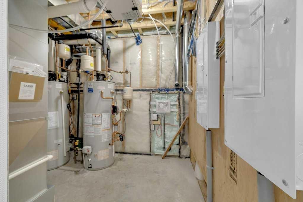 148 Red Ash Cove, Springbrook, AB - Indoor Photo Showing Basement