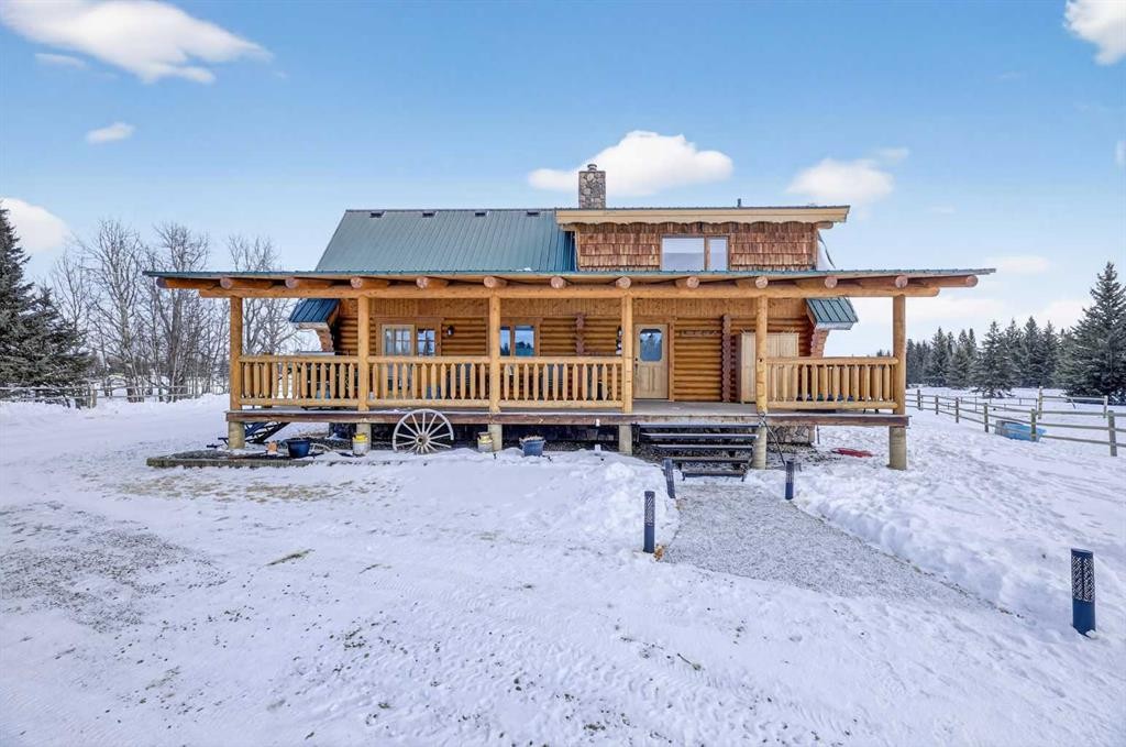 3-32460 Range Road 61, Rural Mountain View County, AB - Outdoor With Deck Patio Veranda