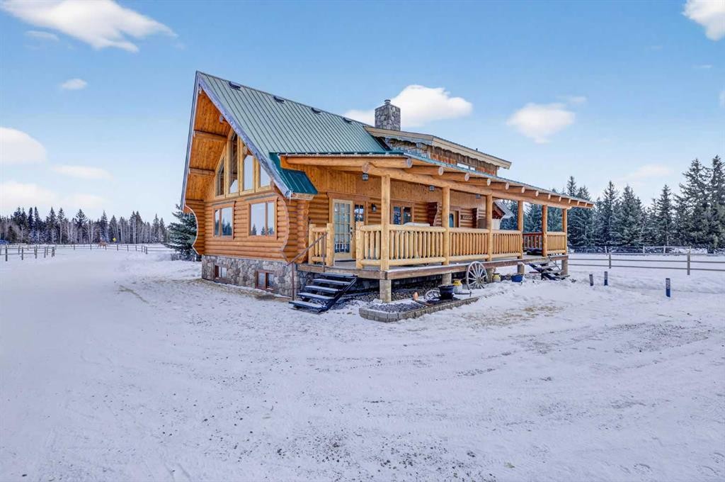 3-32460 Range Road 61, Rural Mountain View County, AB - Outdoor With Deck Patio Veranda