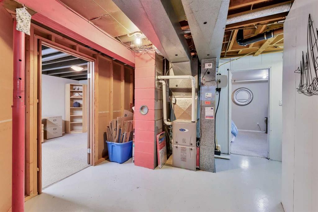 31 Mitchell Avenue, Red Deer, AB - Indoor Photo Showing Basement