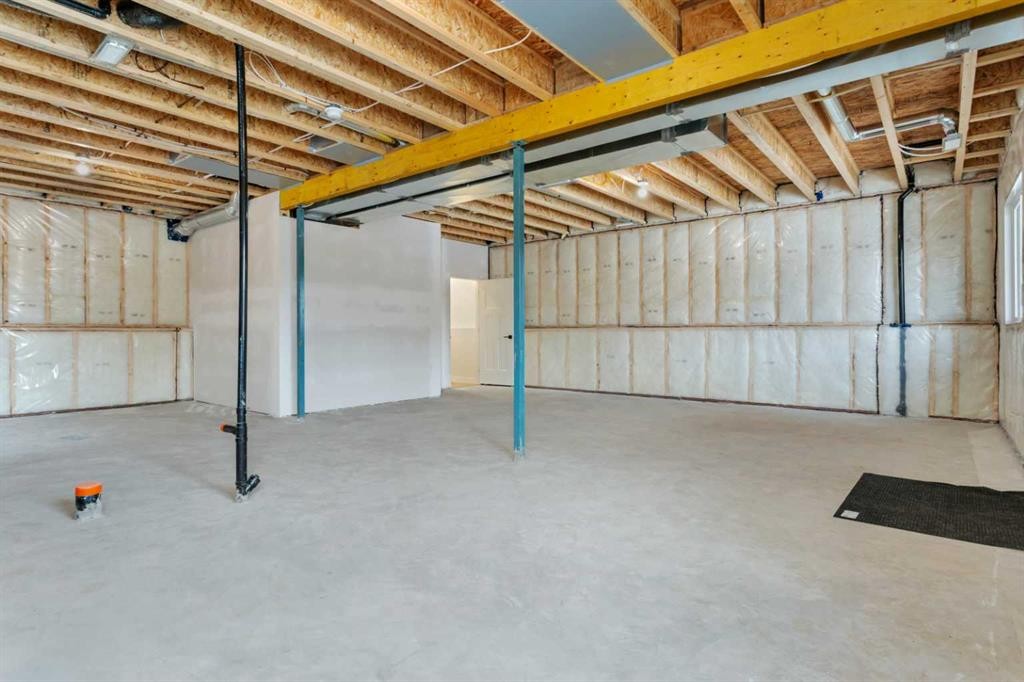 77 Maclean Close, Blackfalds, AB - Indoor Photo Showing Basement
