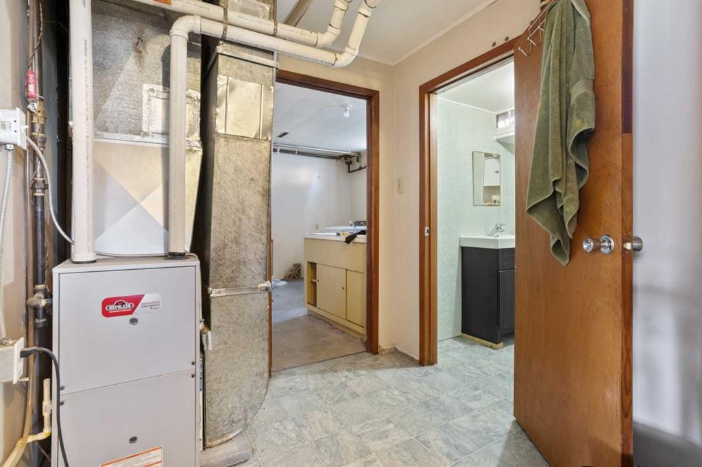 5316 55 Avenue, Viking, AB - Indoor Photo Showing Basement