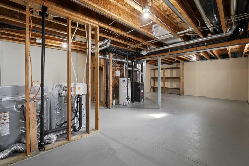 25 Winston Place, Blackfalds, AB - Indoor Photo Showing Basement