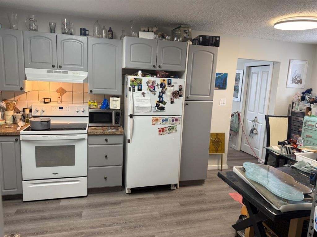 6320 Hewson Avenue, Red Deer, AB - Indoor Photo Showing Kitchen
