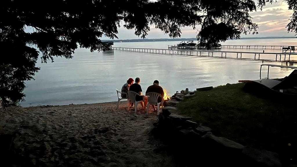 7 Gray Close, Sylvan Lake, AB - Outdoor With Body Of Water With View