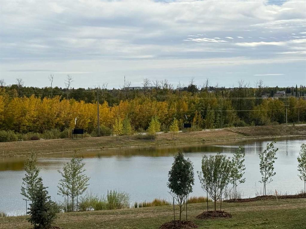 7 Gray Close, Sylvan Lake, AB - Outdoor With Body Of Water With View
