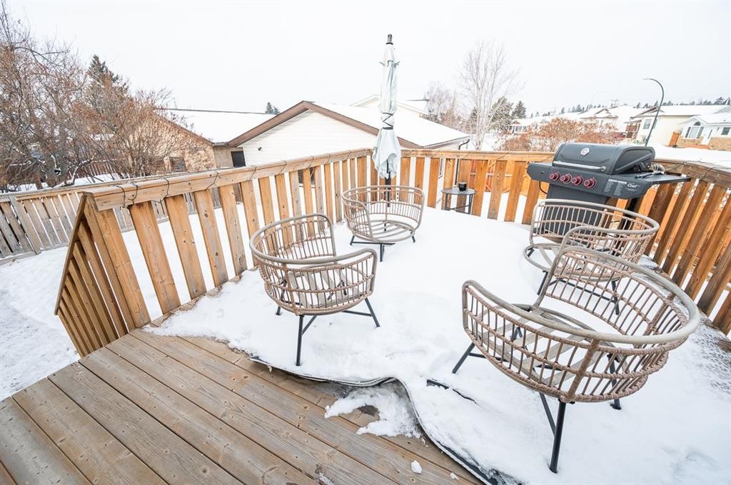 154 Rutherford Drive, Red Deer, AB - Outdoor With Deck Patio Veranda With Exterior