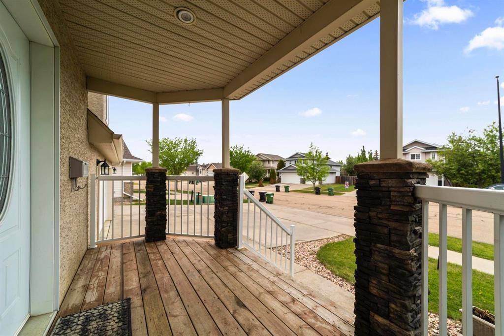5809 28 Avenue, Camrose, AB - Outdoor With Deck Patio Veranda With Exterior
