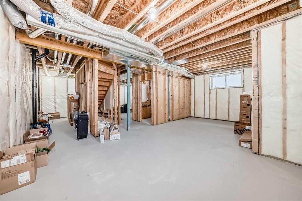 153 Emerald Drive, Red Deer, AB - Indoor Photo Showing Basement