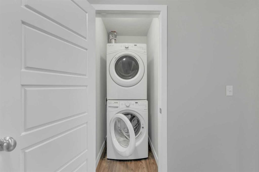 304-125 Caribou Crescent, Red Deer, AB - Indoor Photo Showing Laundry Room