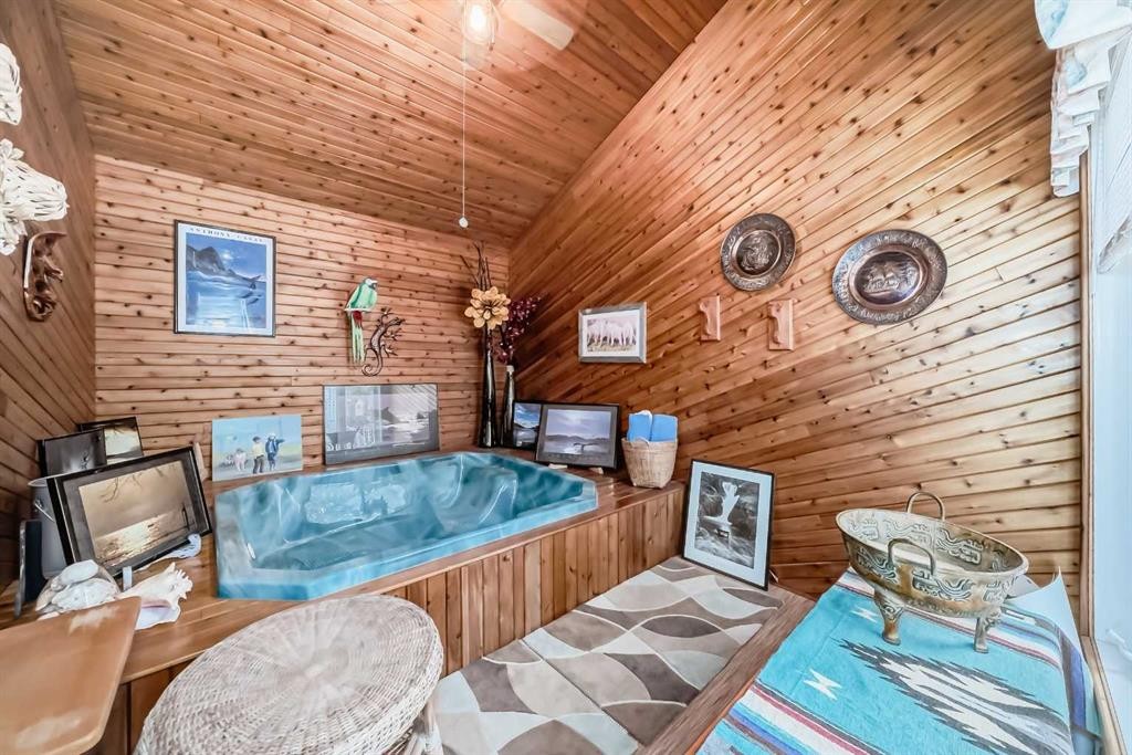 5205 55St., Rimbey, AB - Indoor With Fireplace