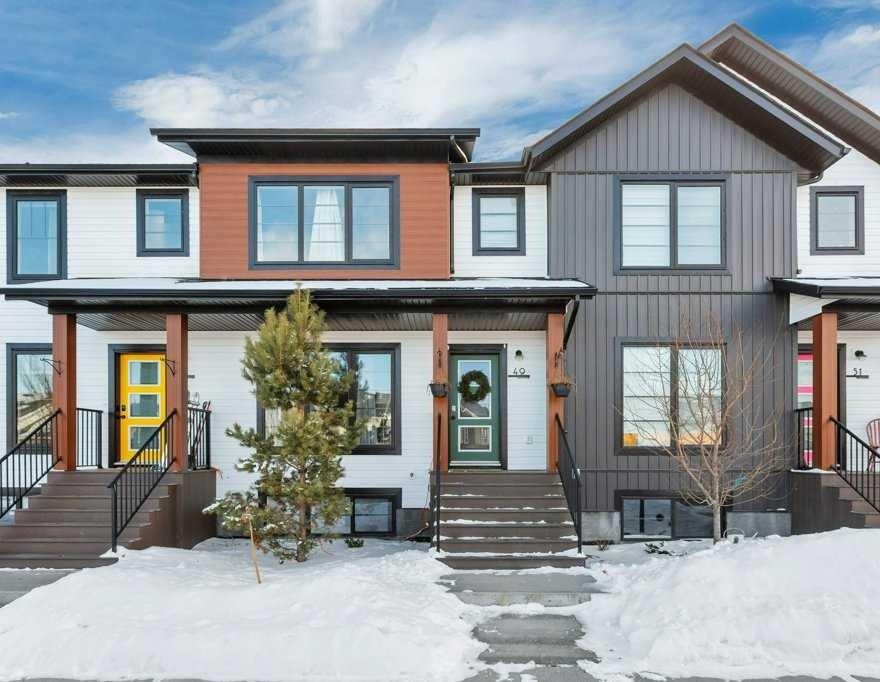 49 Evergreen Way, Red Deer, AB - Outdoor With Facade
