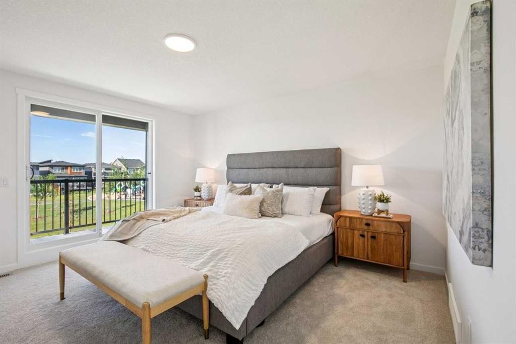98 Creekstone Place Sw, Calgary, AB - Indoor Photo Showing Bedroom