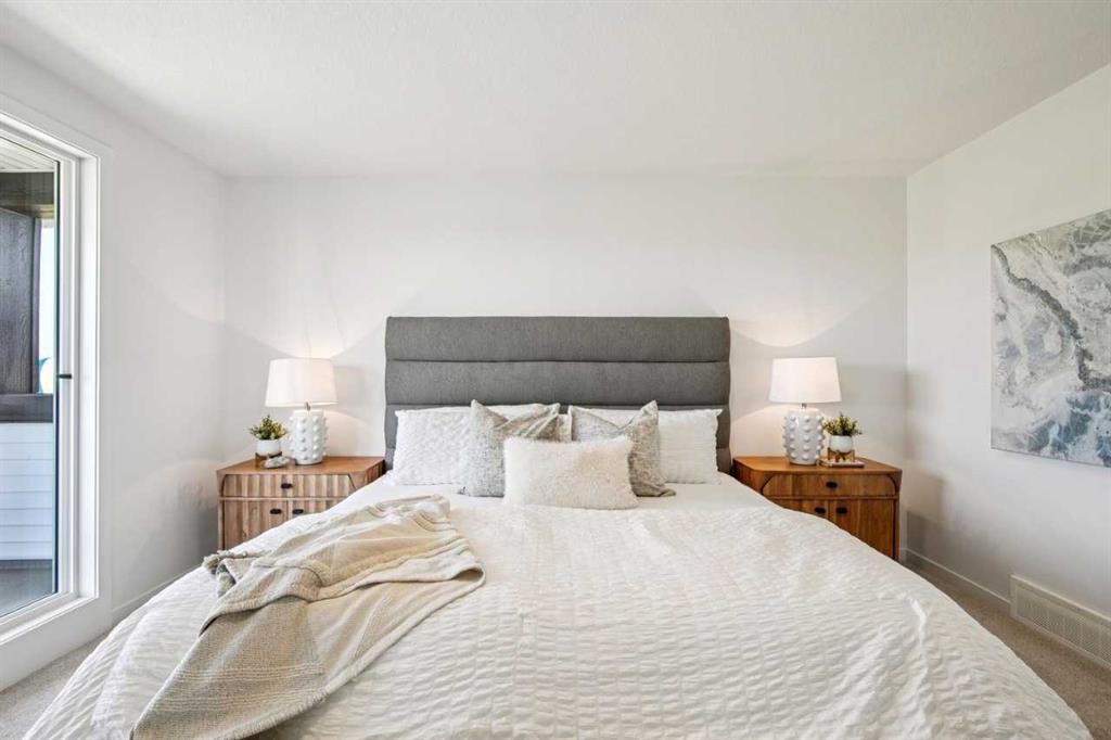 98 Creekstone Place Sw, Calgary, AB - Indoor Photo Showing Bedroom