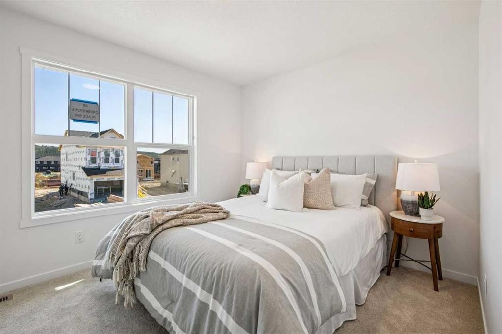 98 Creekstone Place Sw, Calgary, AB - Indoor Photo Showing Bedroom